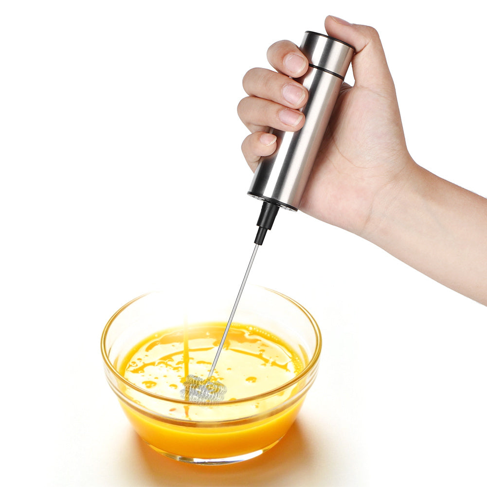 Stainless Steel Coffee Stirrer Mixer Blender Electric Egg Beater Milk Frother Home Kitchen Utensils