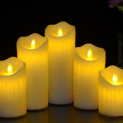 Luma Candles real wax flameless candle set (3pcs), offering a safe and realistic glow for a cozy, ambient atmosphere without the flame.