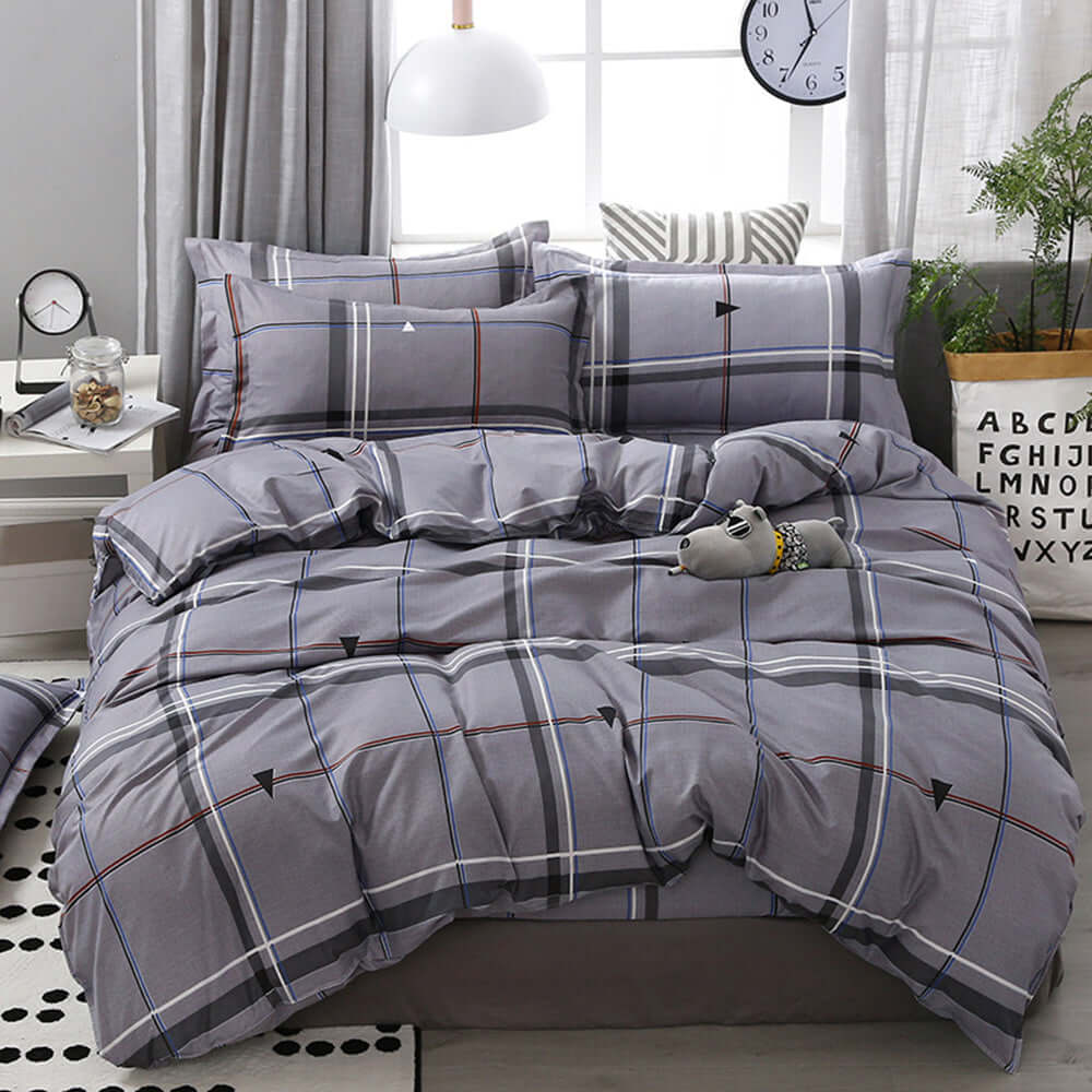 Duvet cover available in various patterns, adding style and comfort to your bedroom decor.