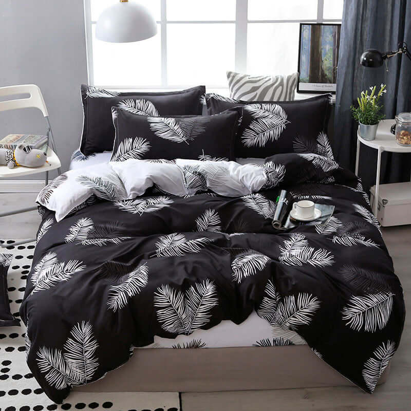 Duvet cover available in various patterns, adding style and comfort to your bedroom decor.